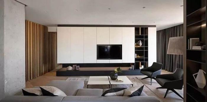 电视配景墙选择仿石材怎样?